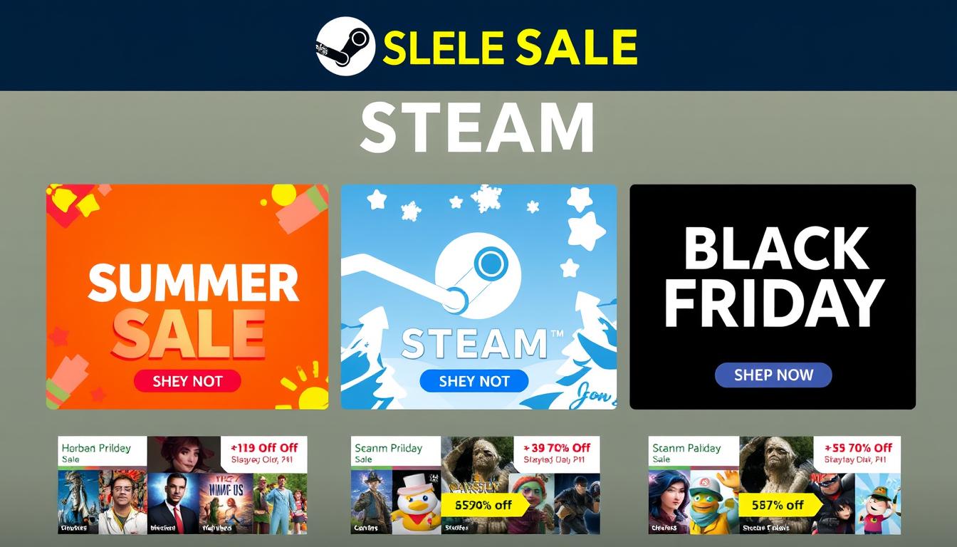 Steam大型节日促销活动全攻略：夏促、冬促与黑五特卖深度解析