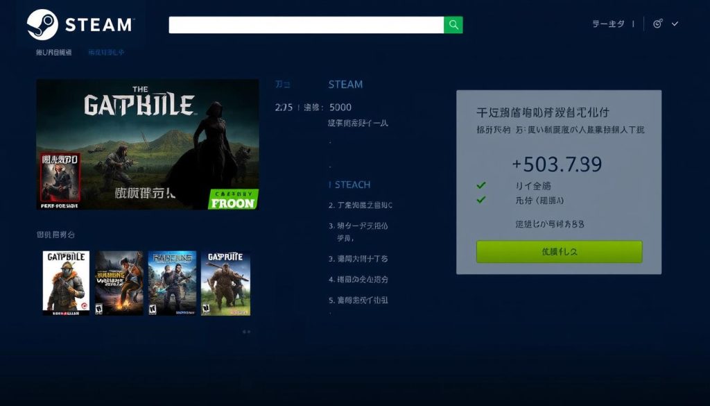 Steam捆绑包折扣页面，显示多款游戏组合优惠