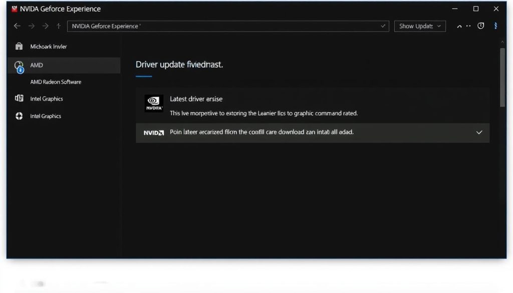 显卡驱动更新界面