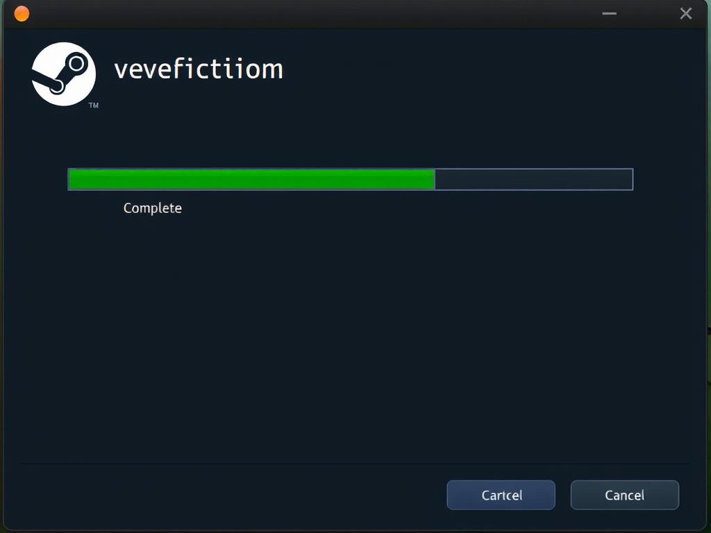 Steam验证游戏文件完整性进度界面