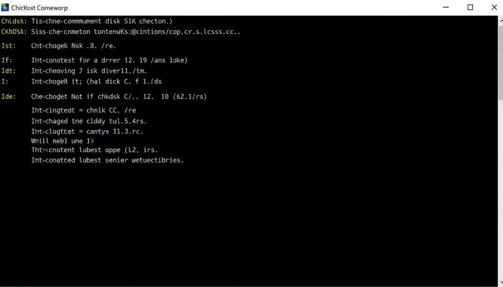 Windows磁盘检查工具运行界面
